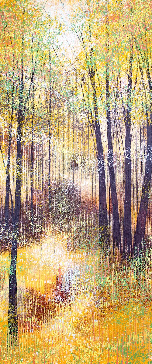 Autumn Forest Trees 4 by Marc Todd