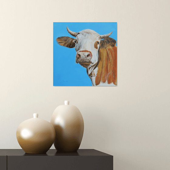 Cow with a bell