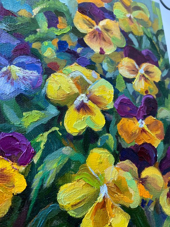 Spring flowers. Part 2. Oill Painting