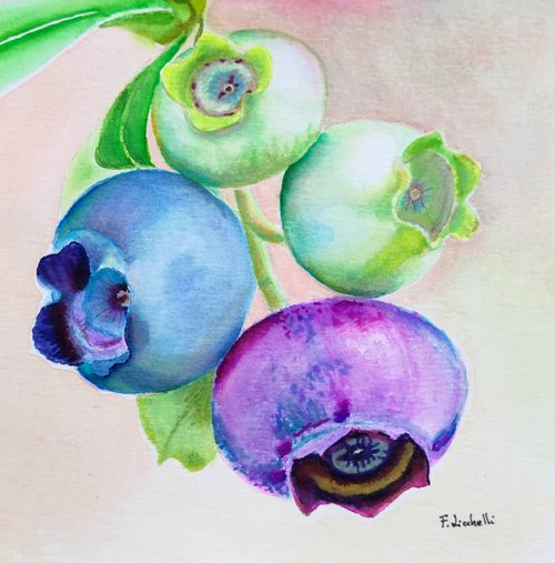 Blueberries by Francesca Licchelli