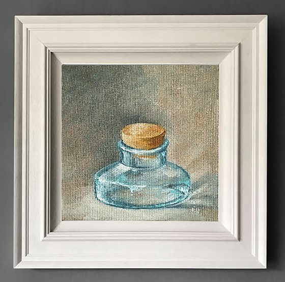 Glass Bottle Oil Painting