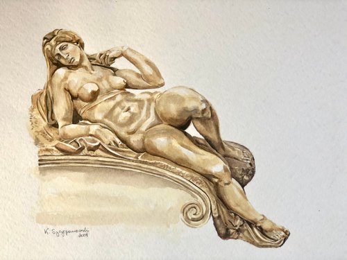 Michelangelo's Dawn by Krystyna Szczepanowski