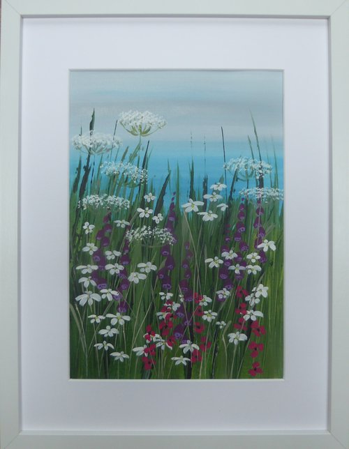 Cornish coast flora by Elaine Allender