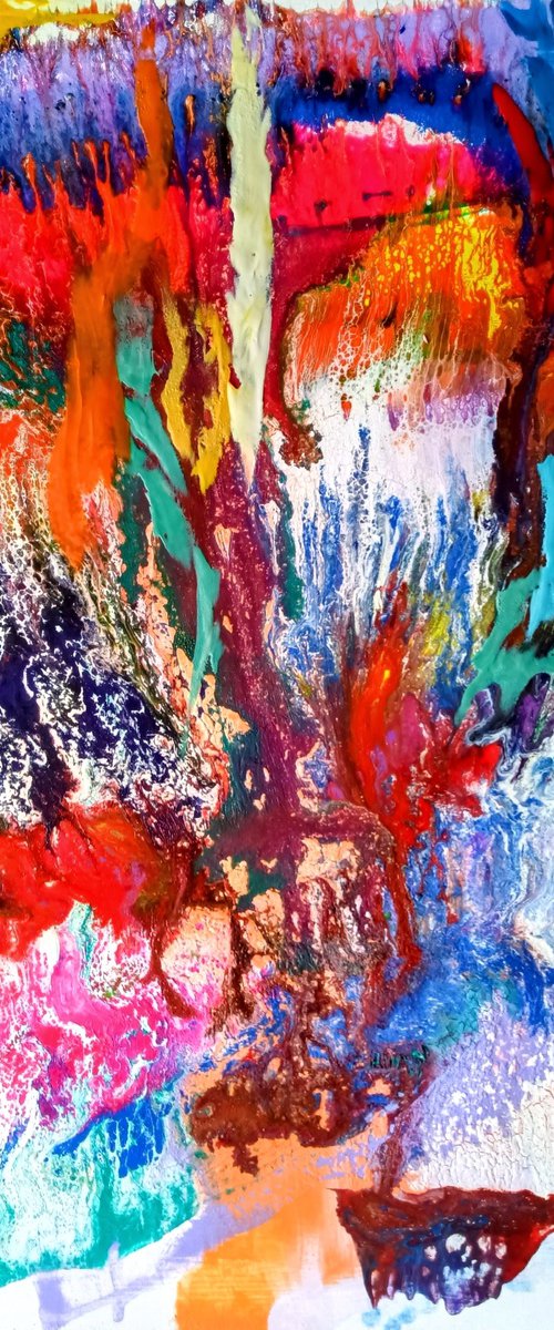 Red cat by Marina Klimanova