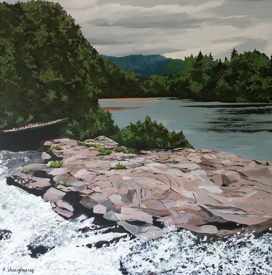 Waterfalls in Brebeuf, Quebec