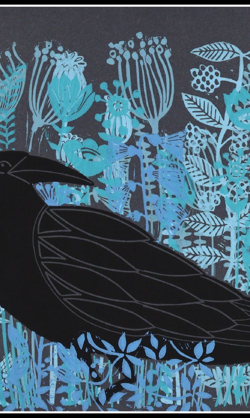 Raven at Night by Mariann Johansen-Ellis