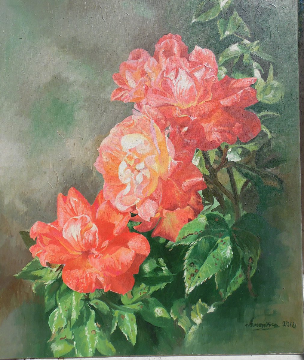 Red roses by Vivien Choumissa