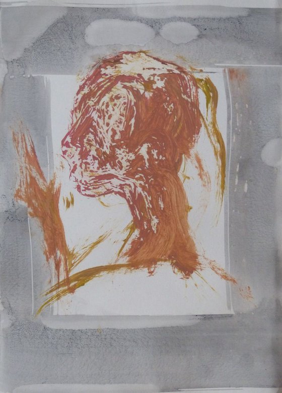 Liquid Profile, Ink on Paper 29x42 cm