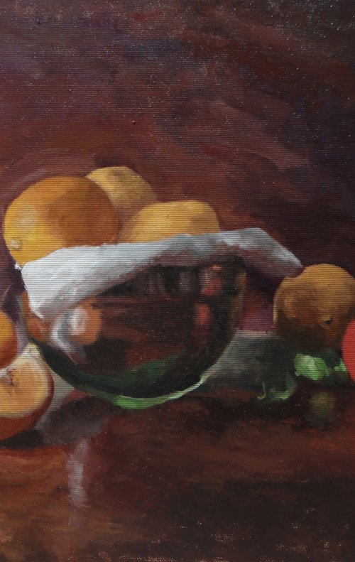 Still life with lemons by Radosveta Zhelyazkova