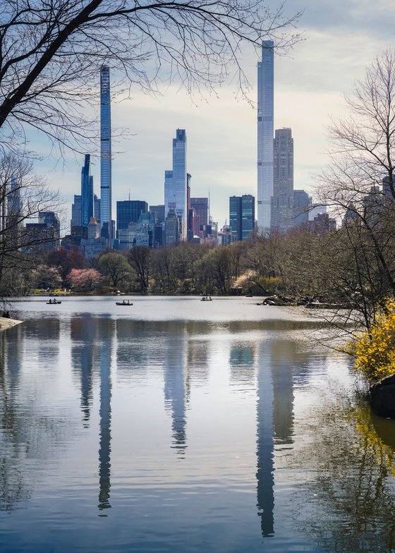 NEW YORK, CENTRAL PARK REFLECTED
