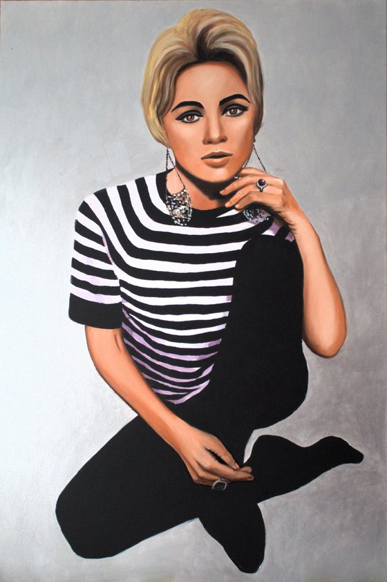 Edie Sedgwick as Andy Warhol