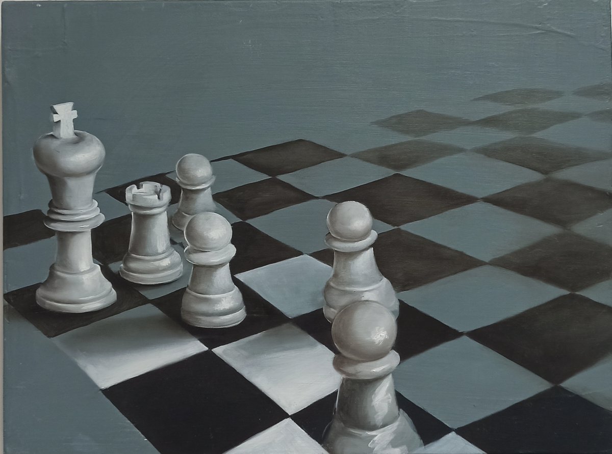 Photorealistic Still Life Oil Painting By Nicoletta Bagatti, 16 X 12", Passaggio, Original Artwork