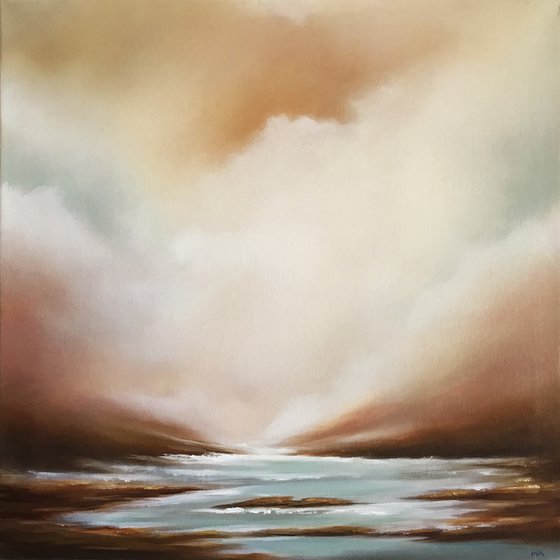 In Places We Dream - Original Seascape Oil Painting on Stretched Canvas
