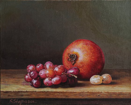 Grapes and Pomegranate