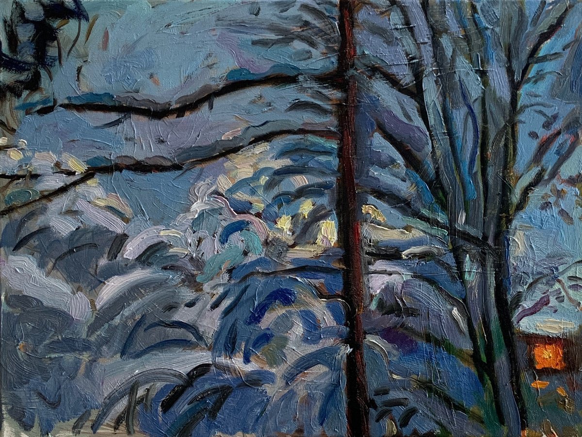 Christmas Star By Natalia Matveeva, 24 X 18, Artwork For Sale On Artfinder