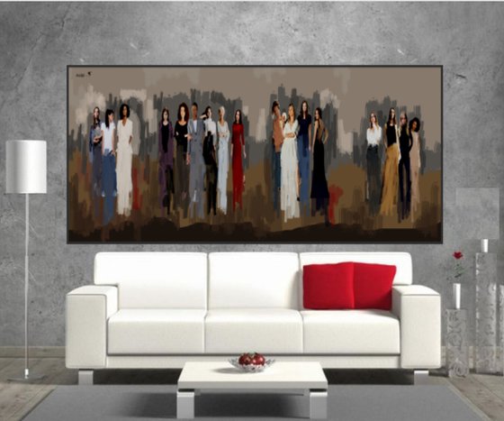 DESIGNING WOMEN  91"X35"