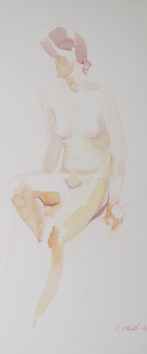 seated female nude by Rory O’Neill