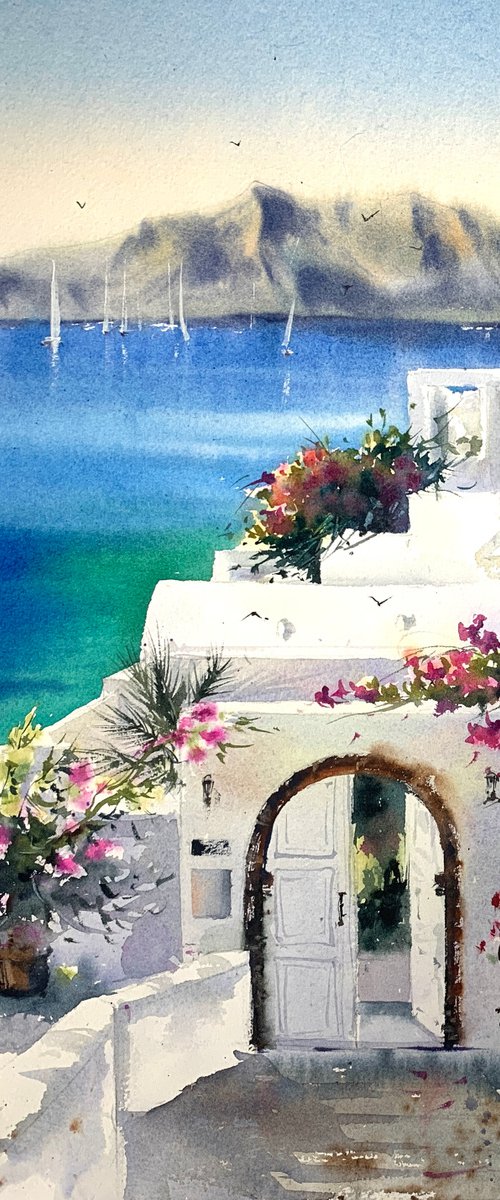Santorini, Greece #3 by Eugenia Gorbacheva