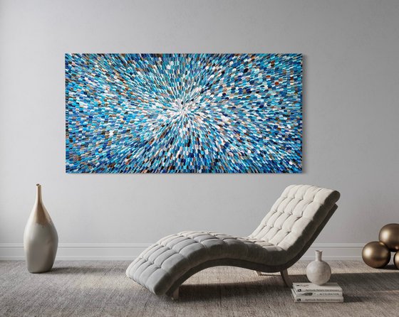 'Azure stellae' - 72x36"