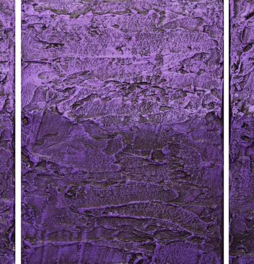 Purple Infatuation 2 54 x 24 " by Stuart Wright