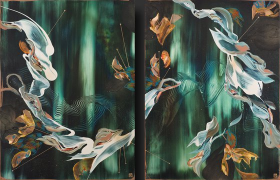 Through The Eons Diptych