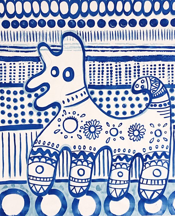 CERAMIC DOG 80x95cm