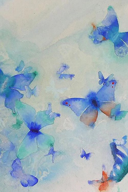 Dancing Butterflies by Helen Sinfield