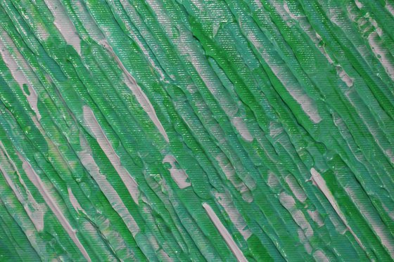 Veronese green white knife texture