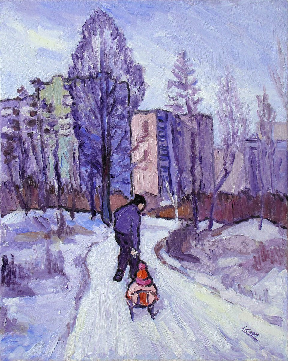 On the Path. Winter by Ivan Kolisnyk