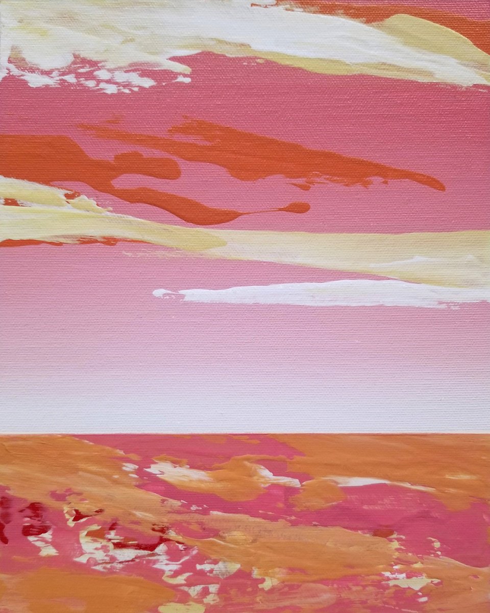  Looks Like A Pink Surprise By Chris Carbone, 8 X 10, Artwork For Sale On Artfinder