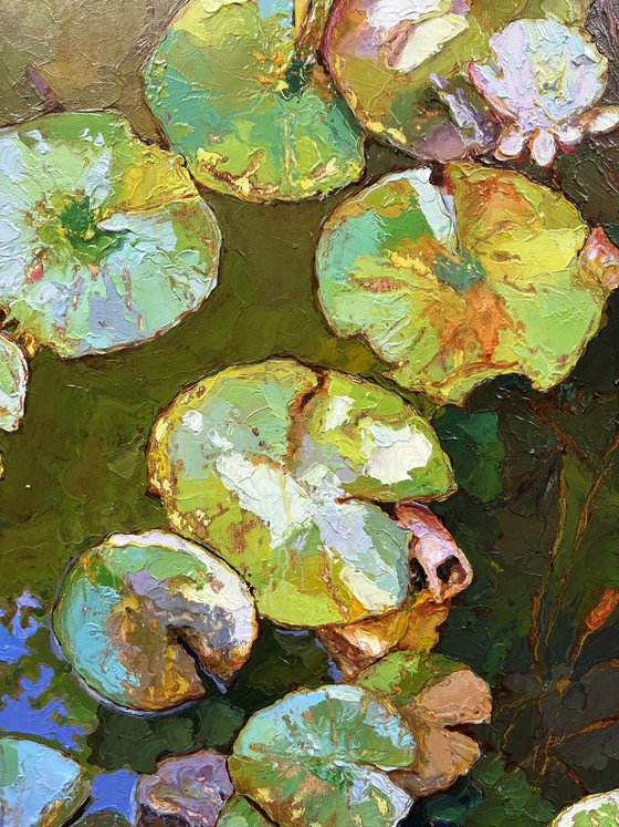 Lilies in Summer Light