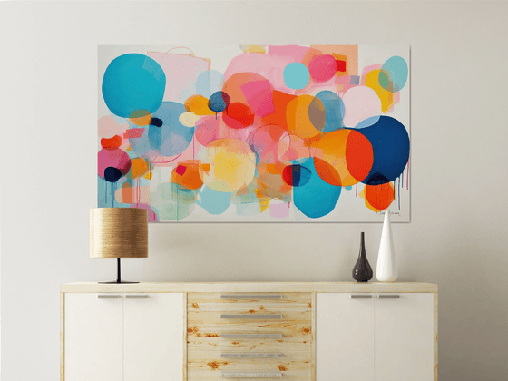 Colorful circle shapes