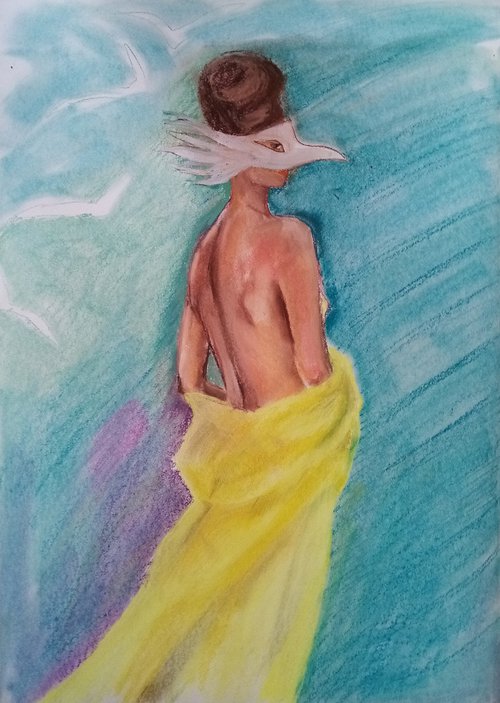 The Seagull Woman by Oxana Raduga