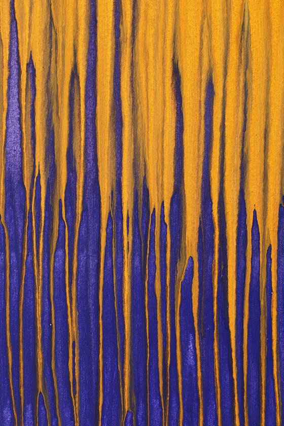 Tuesday (Orange Over Purple)