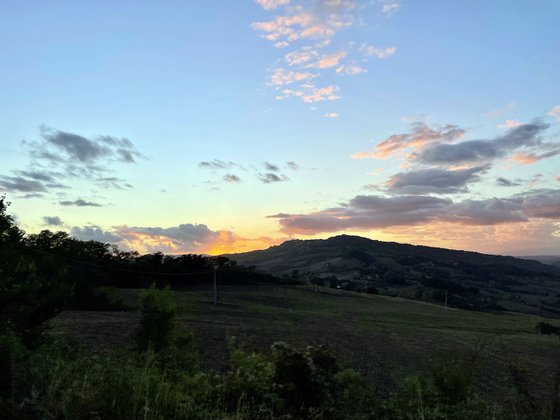 ABC#198 Volterra sunset