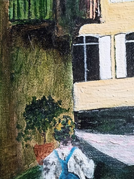Village and child