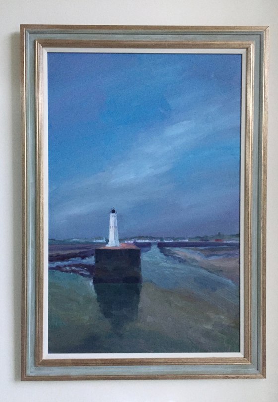 'Anstruther Harbour, Low tide, looking North'