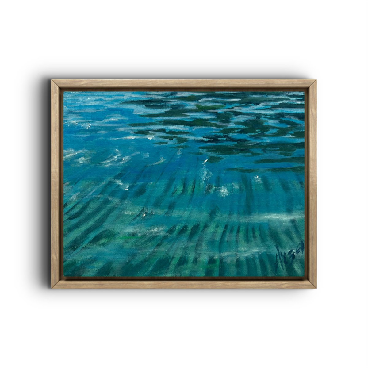 Water Surface By Aisylu Burangulova, 9 X 7, Artwork For Sale On Artfinder