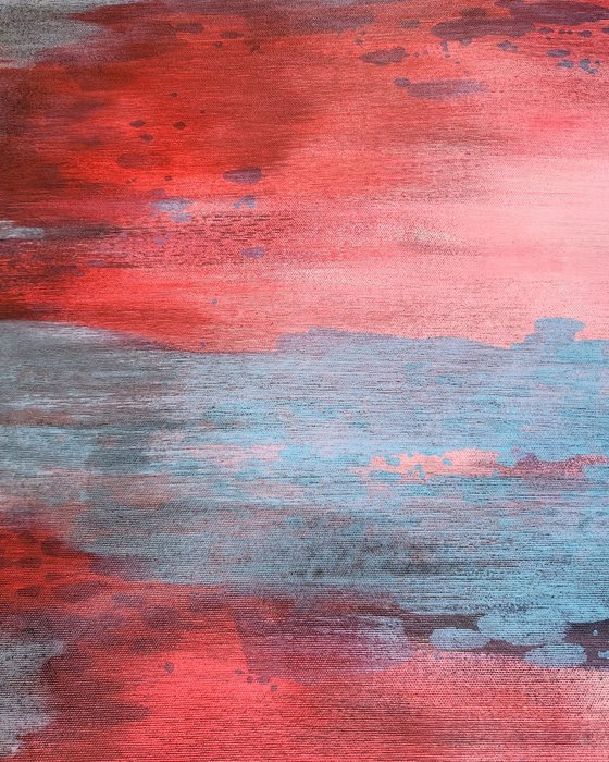 REFLECTION I - Contemporary Abstract Painting