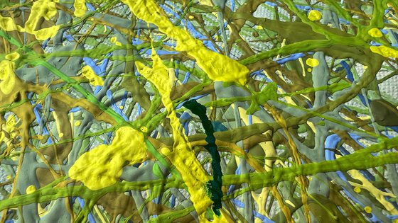 In search of silence- 2 (green)