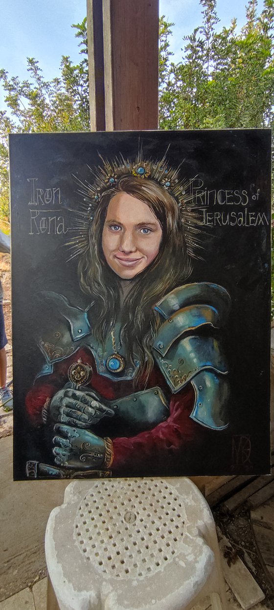 Princess of Jerusalem (portrait commission from a photo)