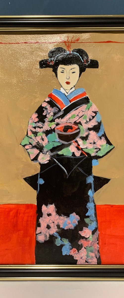 Japanese beauty. Geisha. #19 by Vita Schagen