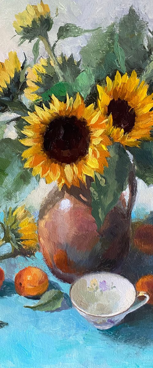 Sunflower Bouquet #2 by Ling Strube