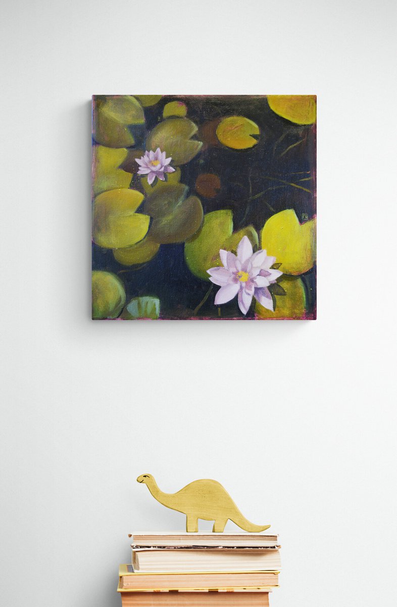 Lily pond by Polina Kharlamova