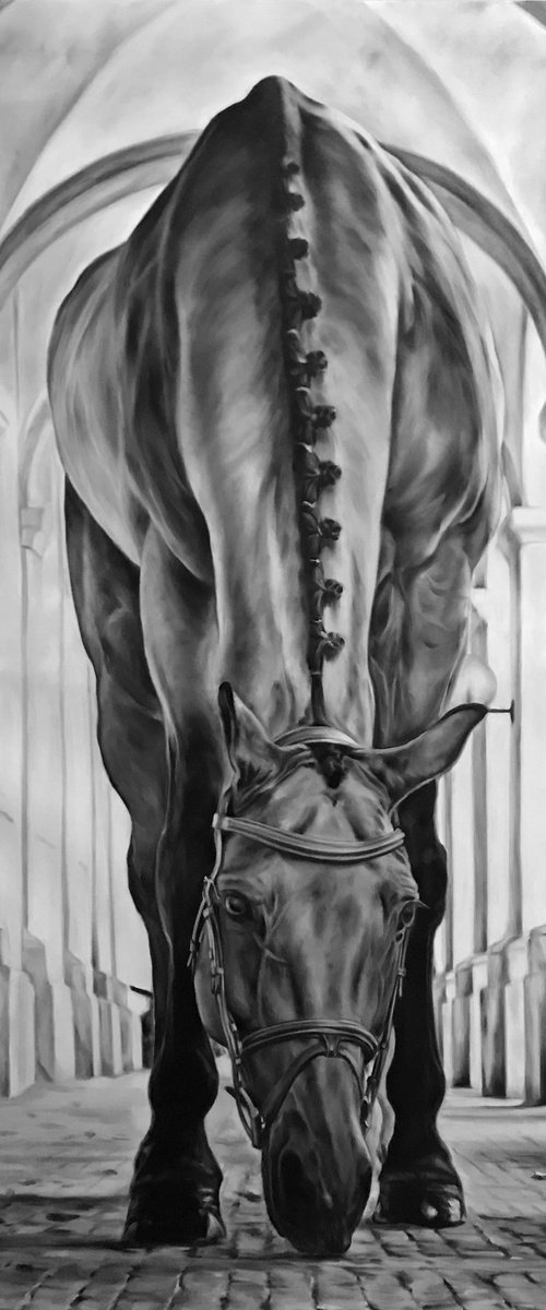 Oil painting "Walk" 63*106 cm by Irina Ivlieva