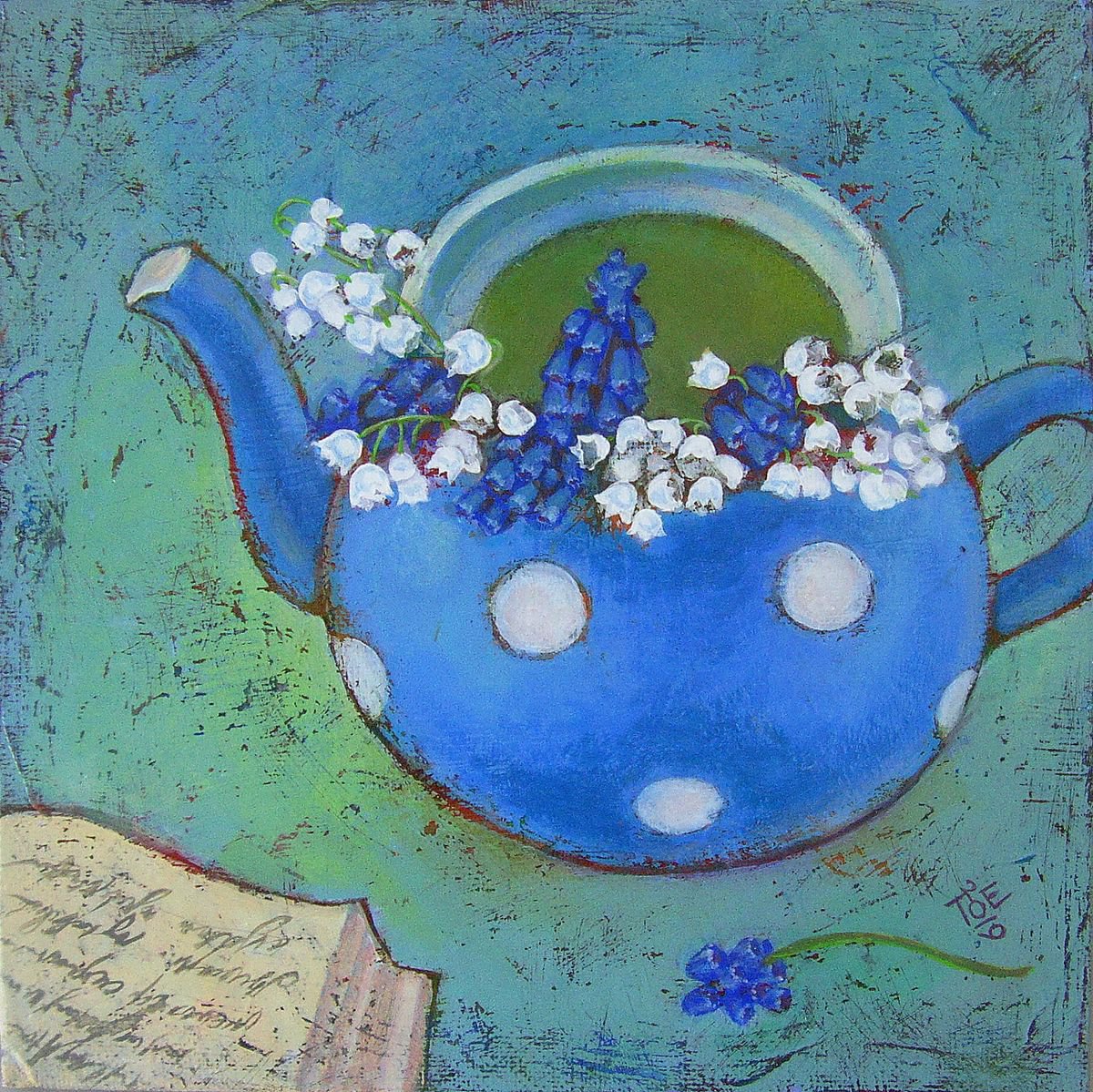 Still life with may-lily by Olga Todorovska