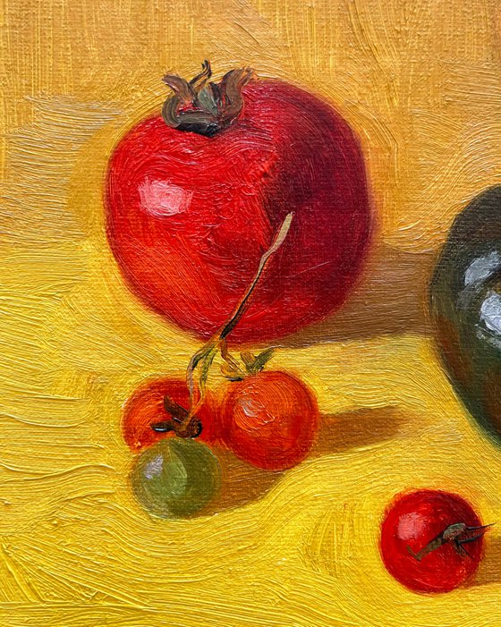 Still life with tomatoes