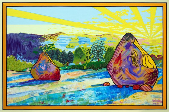 Monet's Haystacks, Updated