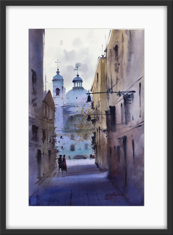 Author's painting “City landscape. Venice"