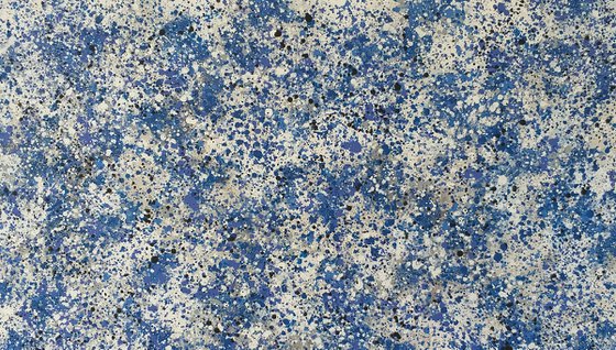 Abstract J. Pollock style acrylic by M.Y.
